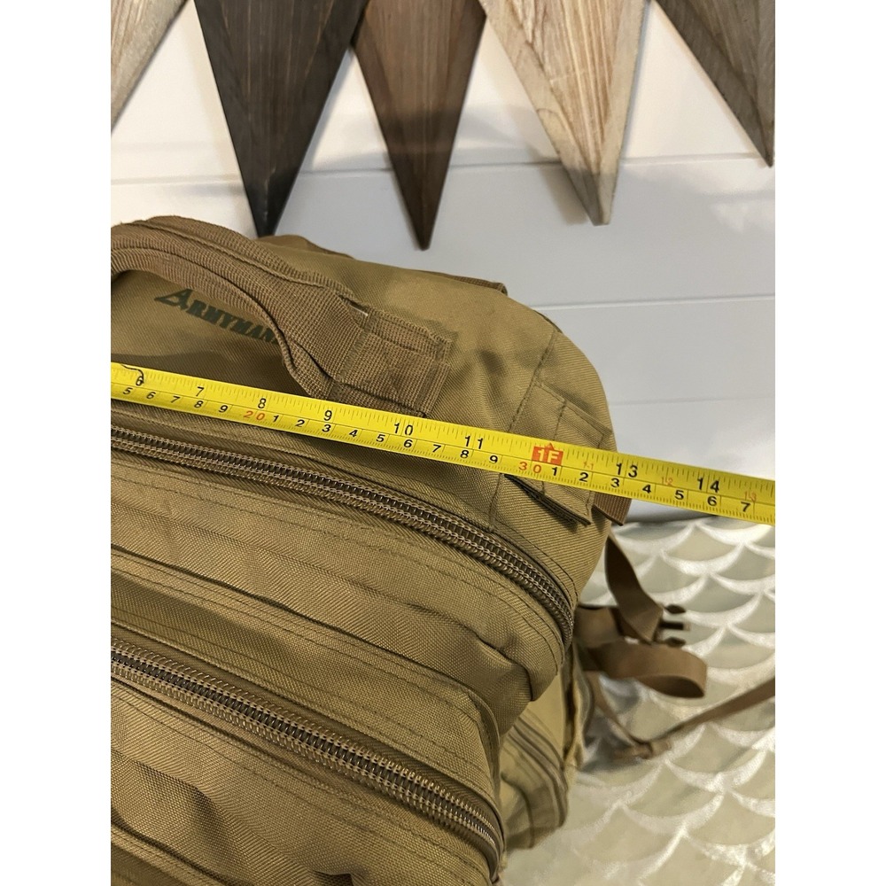 Armyman Tactical Backpack Coyote Tan 3 Day Assault Pack Military MOLLE 40L Bag - Picture 13 of 13